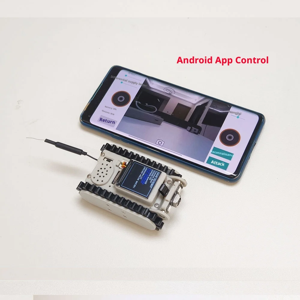 Maker Robot Tracked Smart Car STEM Open Source Resources WIFI Video Vision Programmable Robot