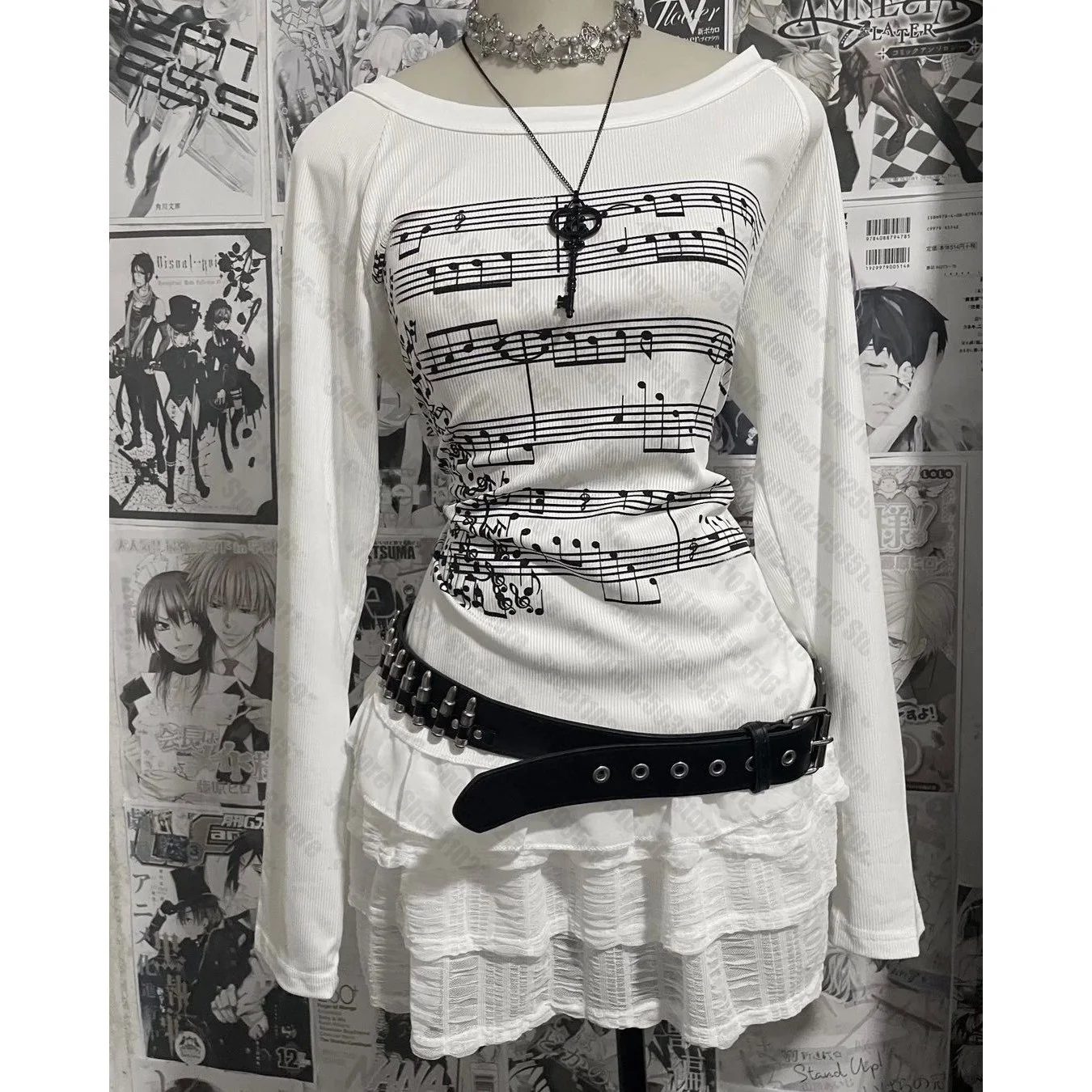

Spring 2025 Women's Y2K Baby Tees Cleanfit Sle Ladies' T-irts A-line Sve Linen Material Other Material 00%