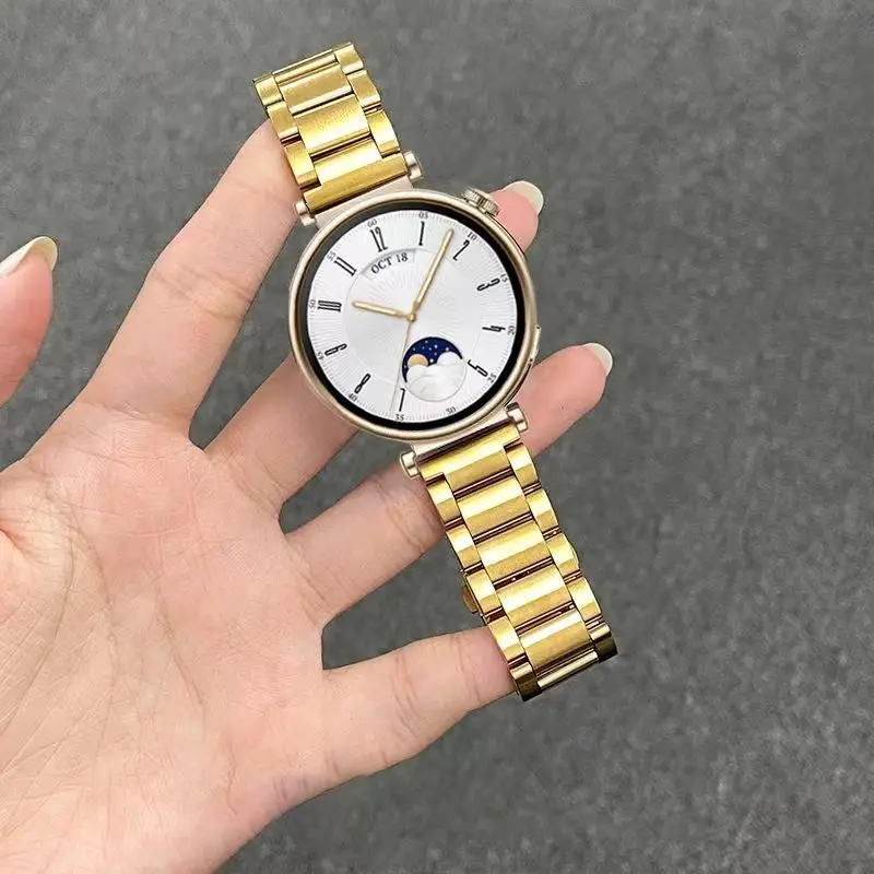 

Браслет из нержавеющей стали 18 мм для Huawei Watch GT4 41 мм, браслет для Garmin Came 3S 2S/Vivoactive 3S 4S 255S 265S
