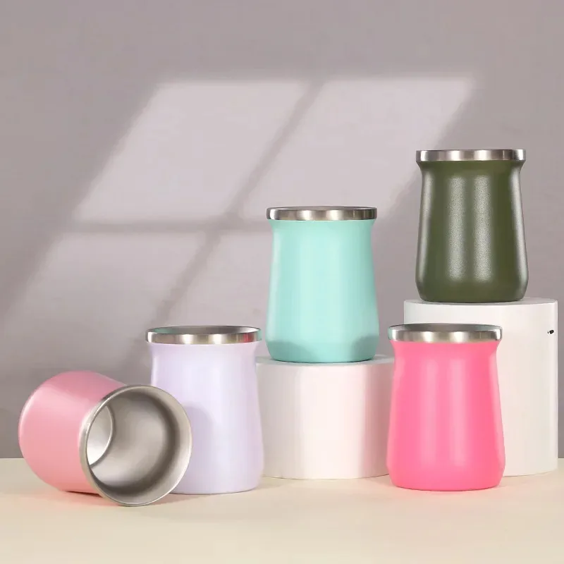 

A 304 stainless steel double walled 8oz insulated cup with a simple European style, suitable for both home and travel