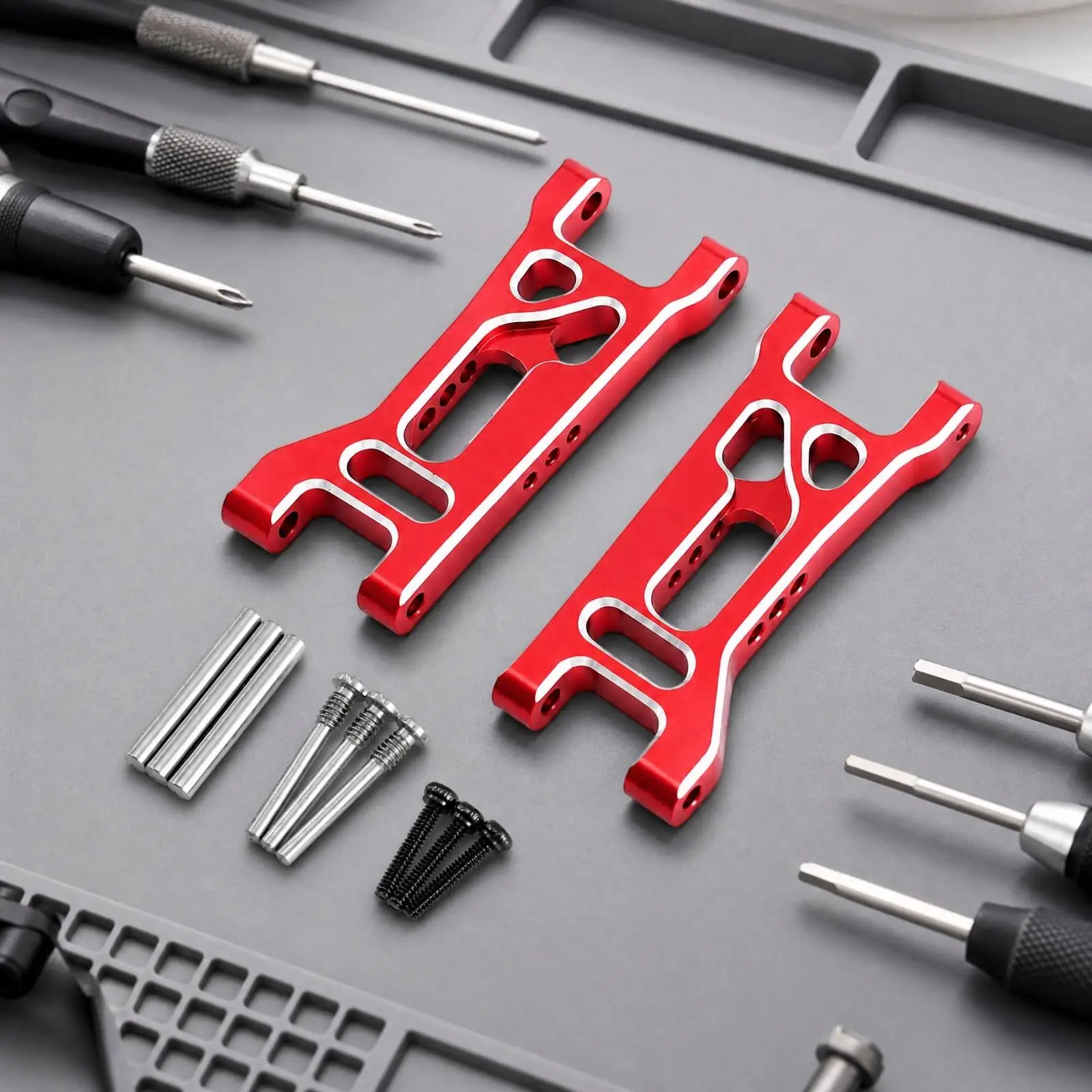 RC Chassis Metal Suspension Arm with Mounting Pins for WL 244016 Car Parts Replacement Upgrade