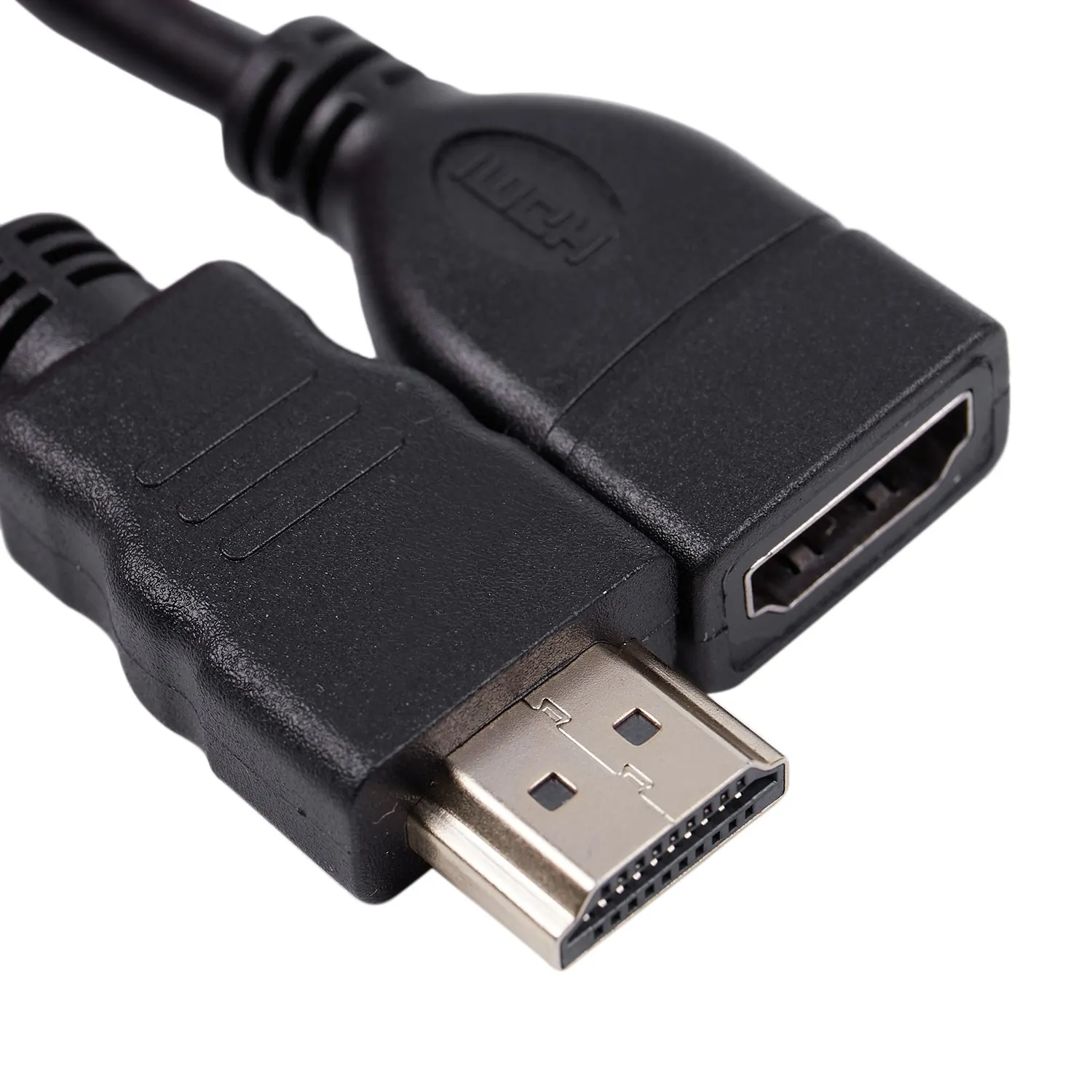 كابل موسع من الذكور إلى الإناث متوافق مع HDMI ، قصير ومريح لجوجل كروم الزهر ، عصا تلفزيون النار ، اتصال روكو