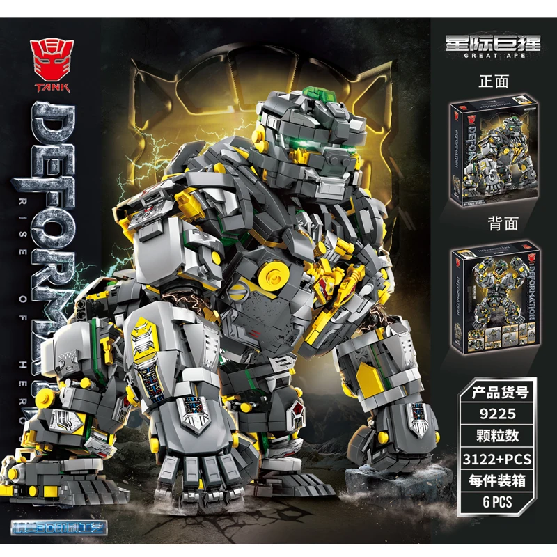 3122PCS Mecha Figur Ornament Bewegliches Modell Spielzeug für Kinder Erwachsene Jungen Sammlung
