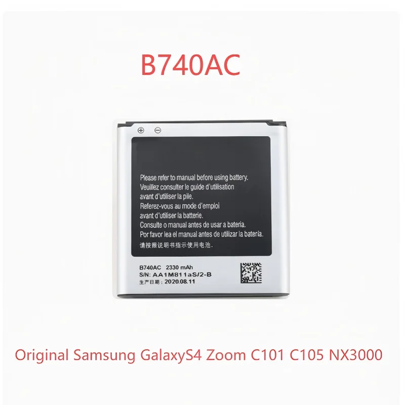 Original  GalaxyS4 Zoom C101 C105 NX3000 camera battery B740AC