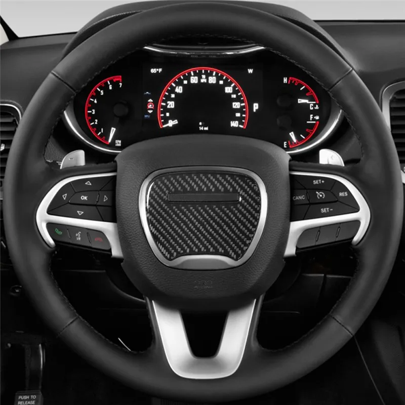 Zwarte Auto Interieur Koolstofvezel Bescherming Trim Sticker Voor Dodge Durango 2014 2015 2016 2017 2018 2019 2020 Styling Accessoires