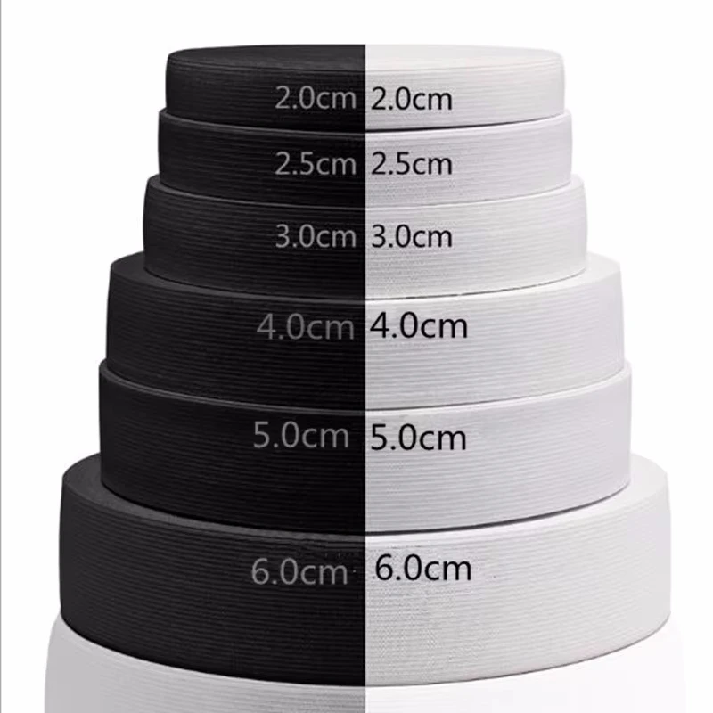 2-6cm*3m Elastic band clothing accessories nylon webbing garment sewing accessories Backpack Straps Belt image 5