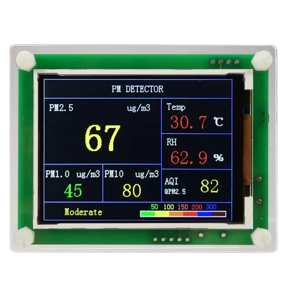 PM1.0 PM2.5 PM10 Moduł detektora Jakość powietrza Czujnik kurzu Tester Detektor Obsługa monitorowania danych eksportowych