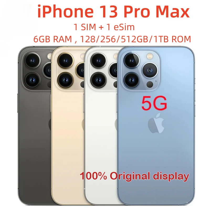 Apple IPhone 13 Pro Max Mobile Phones128/256GB ROM 6.7