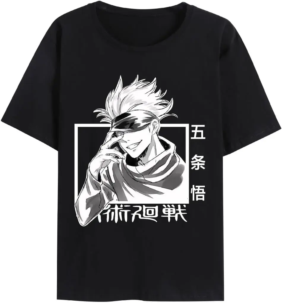 Fushiguro Toji classic cotton T-shirt anime Japanese manga street hip-hop short-sleeved pattern summer unisex clothing