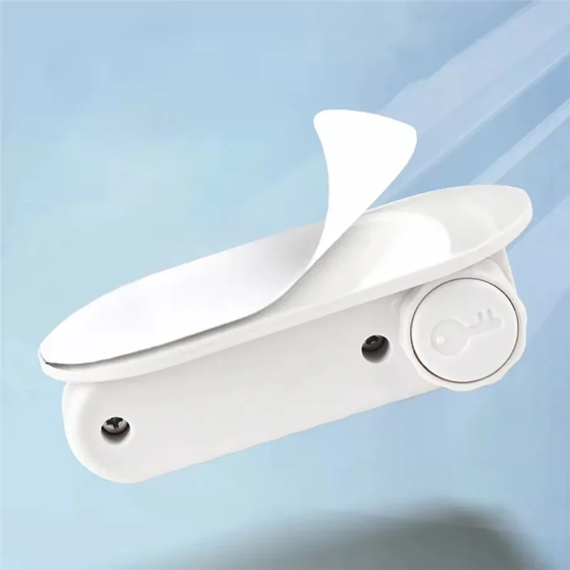 

A37T-Lock-Anti-Open Handle Punch-Free Installation Multifunctional With Button Buckle