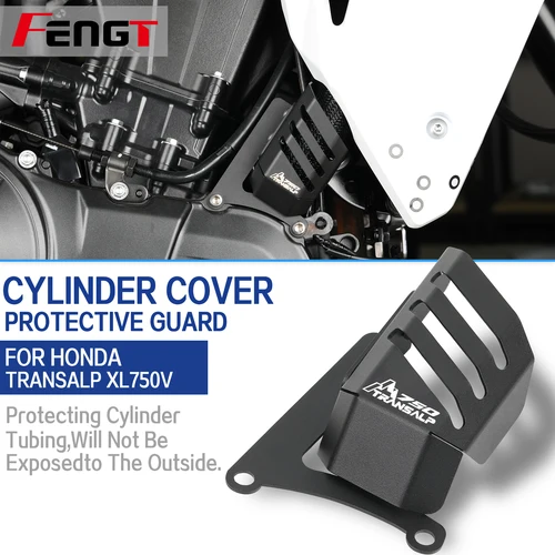 Imagen 1 del producto Para HONDA TRANSALP750 XL750 TRANSALP750 XLV línea de conducto de motor de motocicleta protección de tubo cubierta de motor cubierta de cilindro XL 750