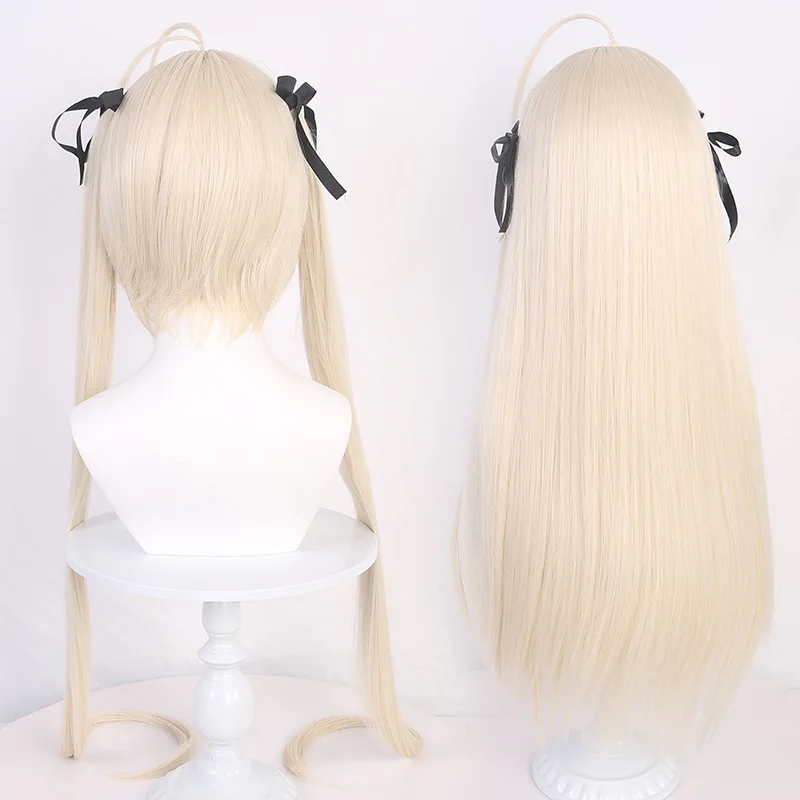 「涼の夏」の涼のコスプレウィッグ、ダブルポニーテールと特別な色。