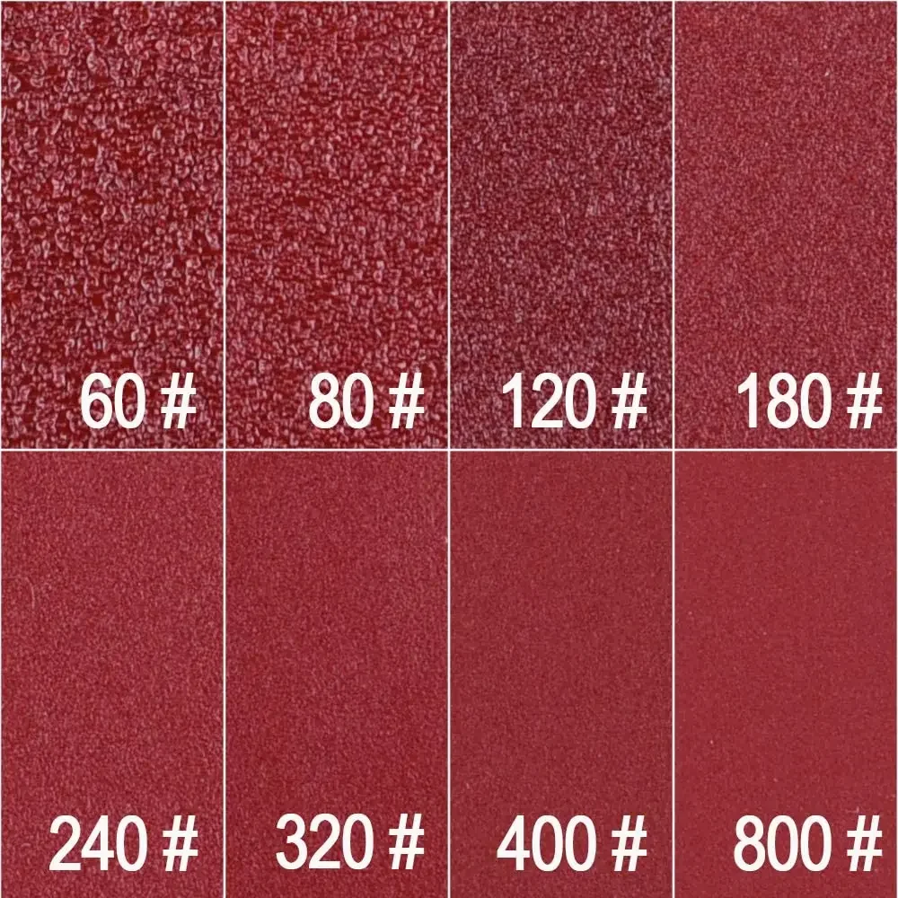 20pcs 105x150 mm Mouse Sanding Sheets Hook and Loop Sander Pads 11-Holes Grits 40-320 Assorted for Polishing and Sanding