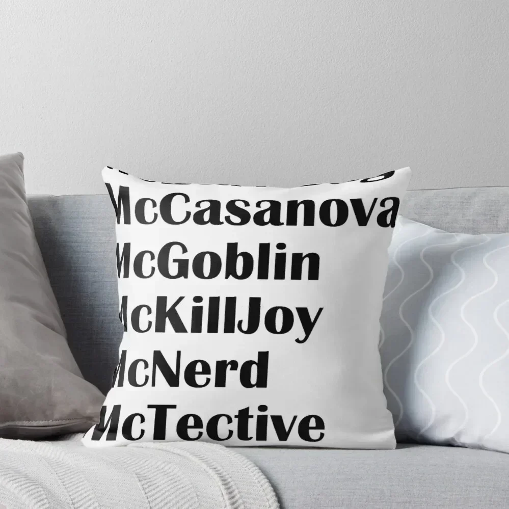 

McGee - NCIS Throw Pillow Cushion Cover Set Pillows Aesthetic Decorative pillow case luxury sofa pillows pillow