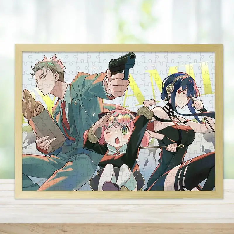 

Анниме-пазл SPY FAMILY: Йор Форджер, милый деревянный 2D-постер, креативная антистресс-игрушка, украшение для рабочего стола, подарок