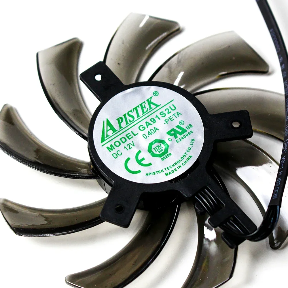 GA91S2U-PETA 86mm Graphics Card Fans for GTX1660 RTX2060 RTX2070 4Pin Replacement Graphics Card Cooling Fan