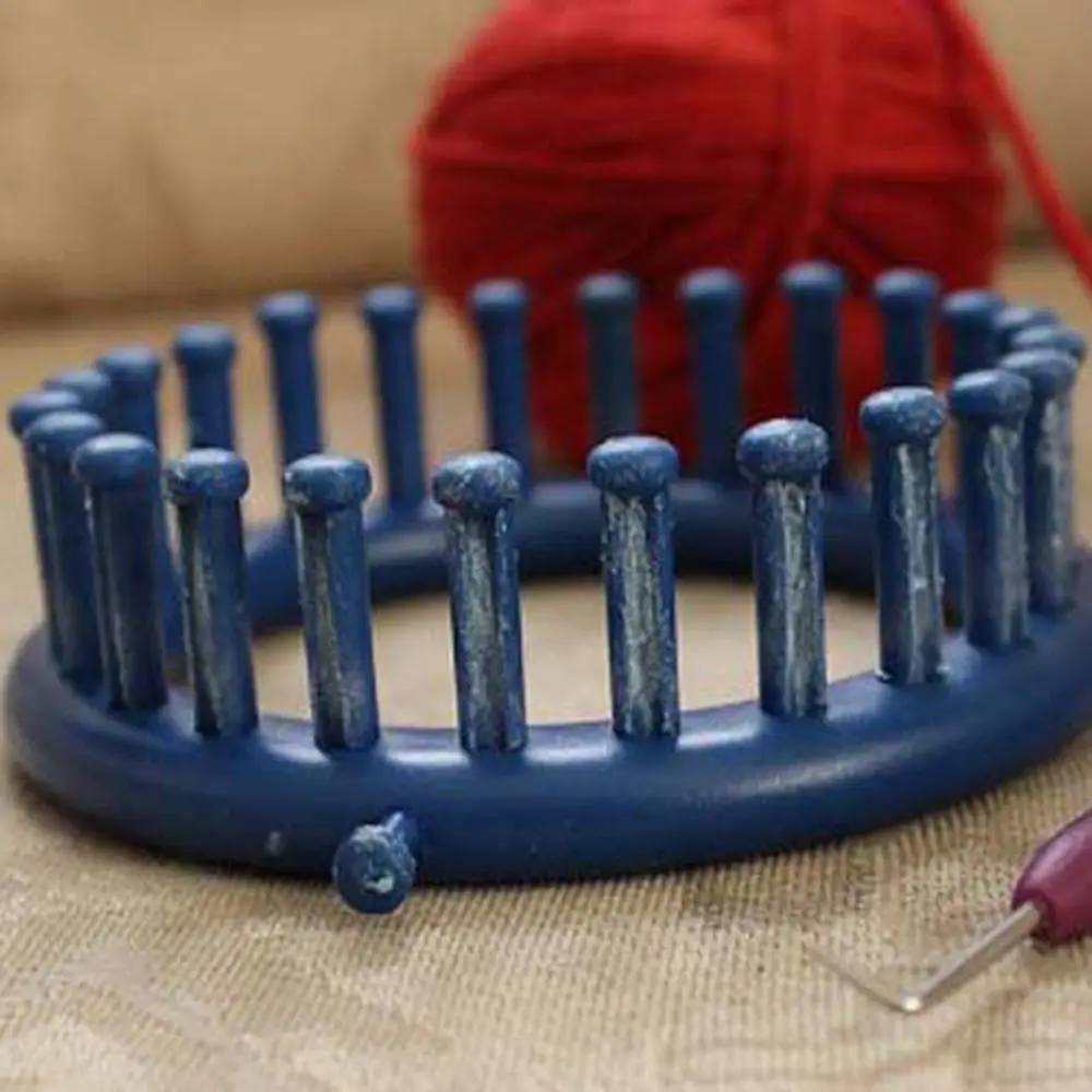 DIY Round Knitting Loom Weaver Kids Adults Knitting Device Weaving Scarf Sweater Hat Shawl Sock Hat Scarf Scarves Maker