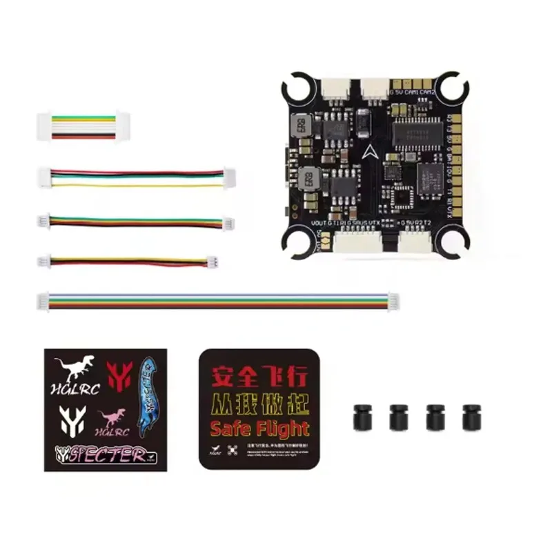 HGLRC F405 pile F405 8S V1 30.5*30.5mm ICM42688P contrôleur de vol 60A 6S V1 ESC Support DShot600/300/150 pour pièces de Drone FPV