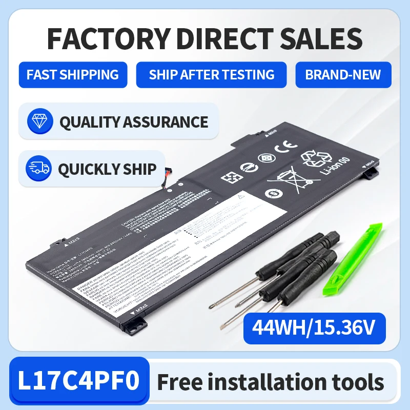 

SOMI L17C4PF0 Laptop Battery For Lenovo IdeaPad S530-13IWL For Xiaoxin Air 13 13IML 13IWL Notebook L17M4PF0 5B10R38649 44Wh