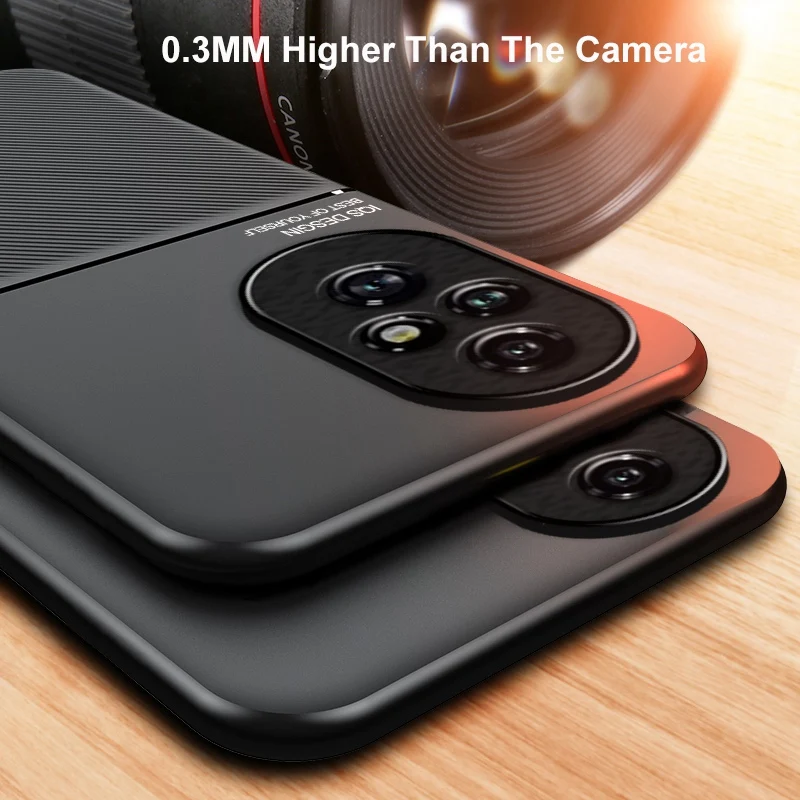 Magnetic PU Leather Case For Honor 200 Pro Back Cover Matte Silicone Full Protection Phone Case For Honor 50 60 70 80 90 100 Pro