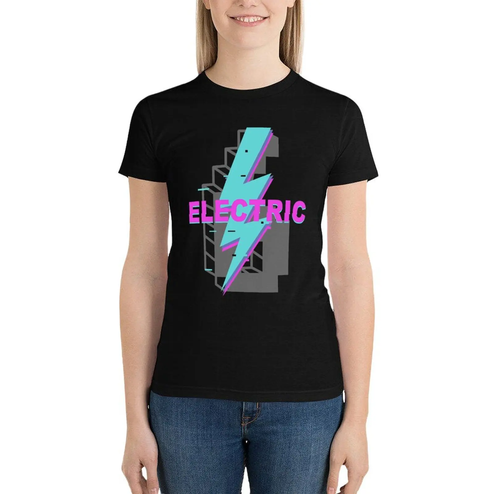 

Electric Six T-Shirt lady clothes Female clothing plus size tops summer tops Woman T-shirts