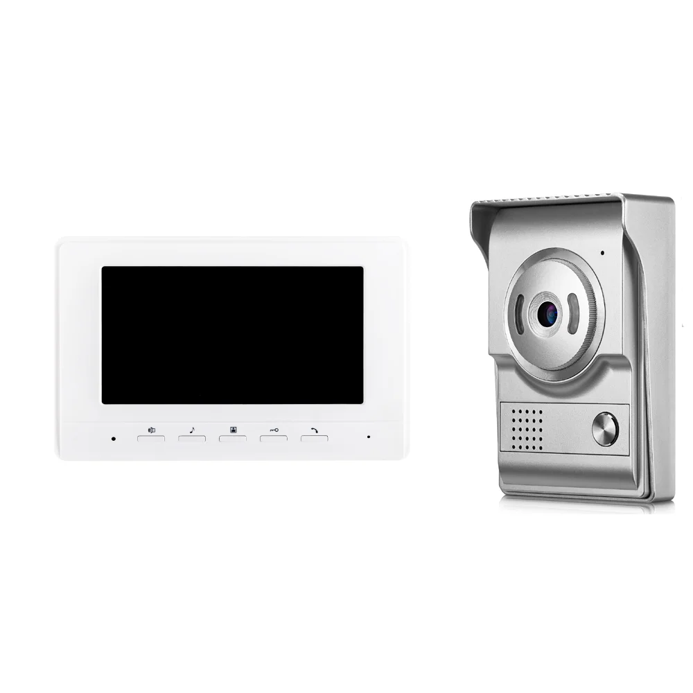 7 inch Video Doorbell Intercom System Dual-Way Intercom Video Door Phone for Villa Home Apartment Protect Doorphone System