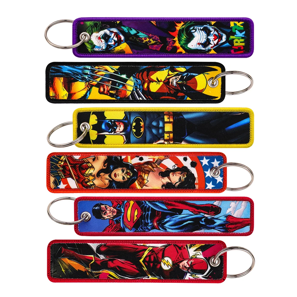 

Classic Movie Hero Key Fobs Holder Key Tag Women Men Key Chain for Motorcycles Cars Key Ring Key Pendant Accessories