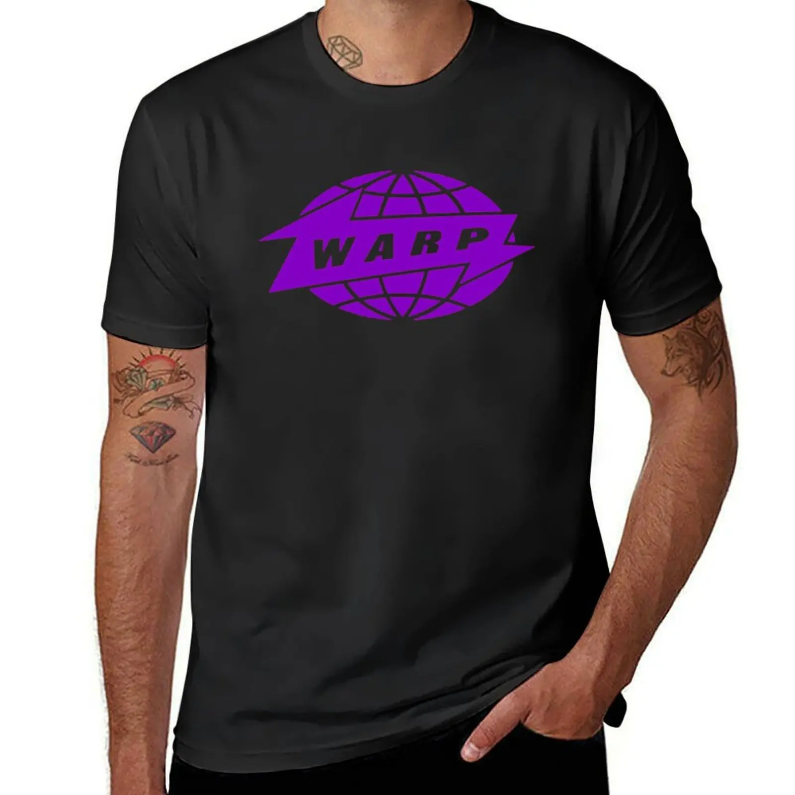 Warp T-Shirt quick-drying tops mens t shirts casual stylish