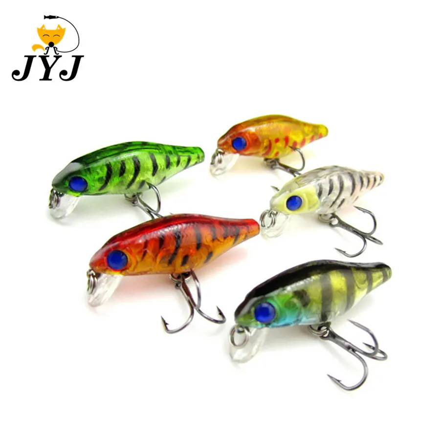 5pcs 3.5cm 2g chubby crankbait lure fishing , artificial crank minnow wobbler vibe lure baits for fishing , deep dive crankbait