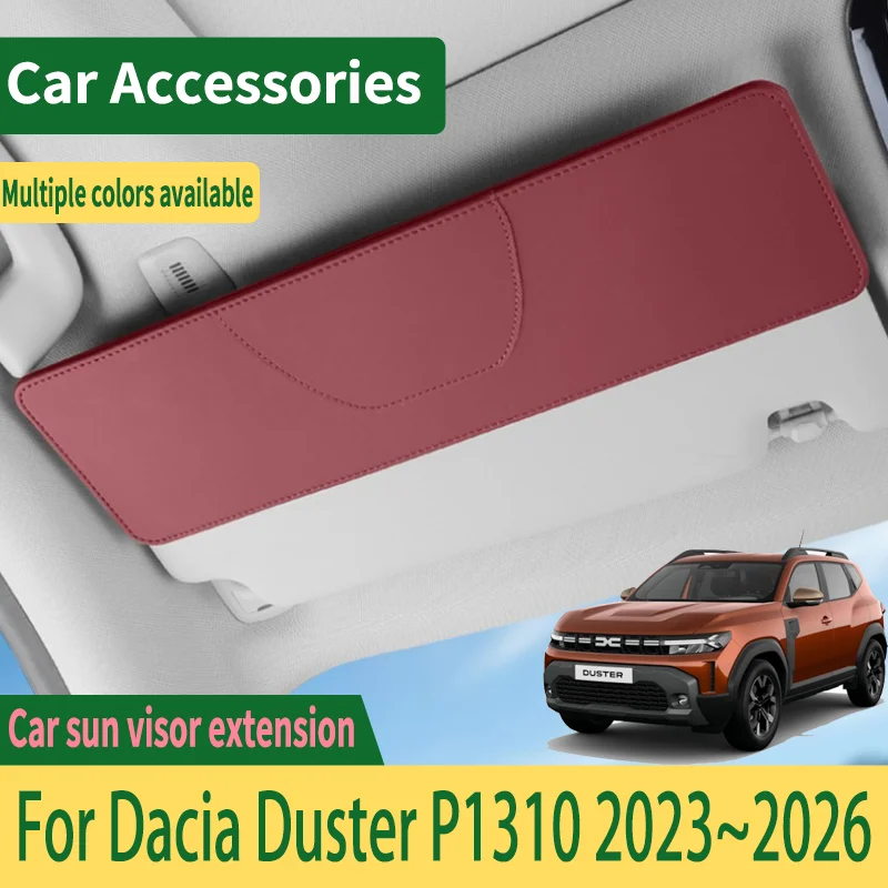

Автомобильный солнцезащитный козырек, солнцезащитный окклюзионный удлинитель для Dacia Duster P1310 2023 ~ 2026, антибликовые зонтики для защиты глаз, автоаксессуары