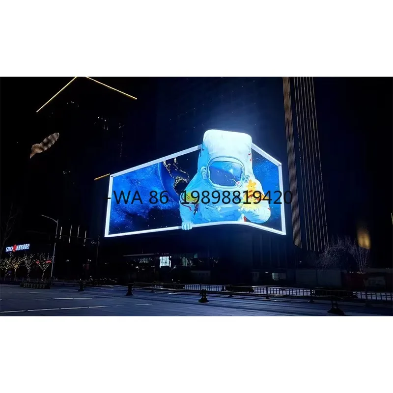 

Водонепроницаемый P6 с голым глазом, большой светодиодный дисплей, видеостено-панель, экран для рекламы 3D 4K, высокая скорость освежения на открытом воздухе