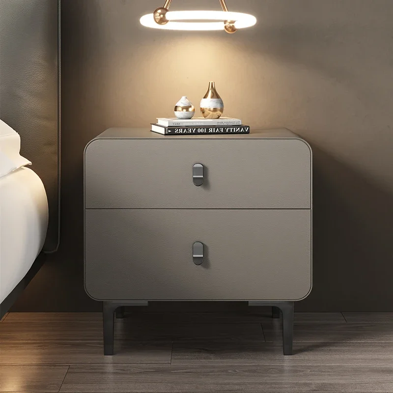 Storage Cabinet Bedroom Bookcase Side Bed Tables Night Table Bedside Room Locker Design Small Nightstands Szafki Nocne Wood Desk