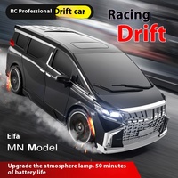 MN MODEL MN68 1/16 Elfa Full Scale High Speed Drift Vehicle Atmosphere Lights Electric CR Remote Control Car Model Toy Gift