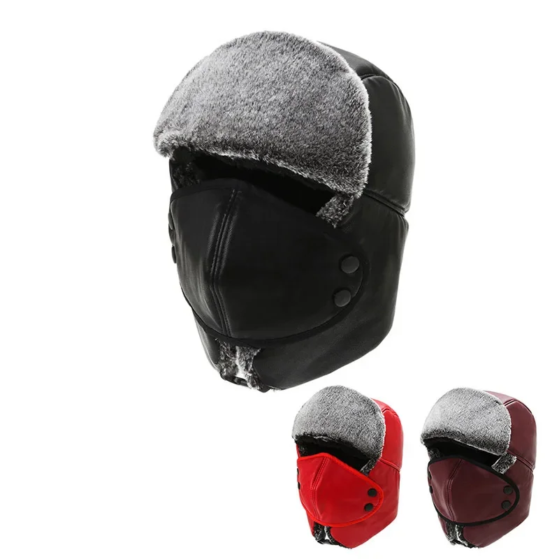 

Winter men's and women's hats outdoor riding windproof and warm Korean version fashionable versatile solid color dome hat