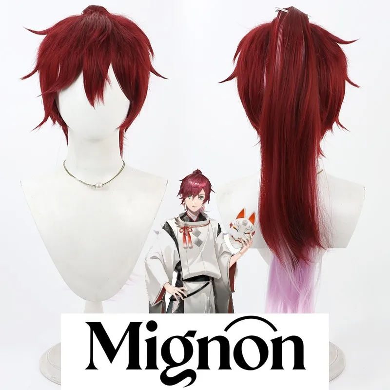 Nijisanji VTuber لورين إيروس شعر مستعار تأثيري انفصال ذيل حصان هدية عيد الهالوين #1