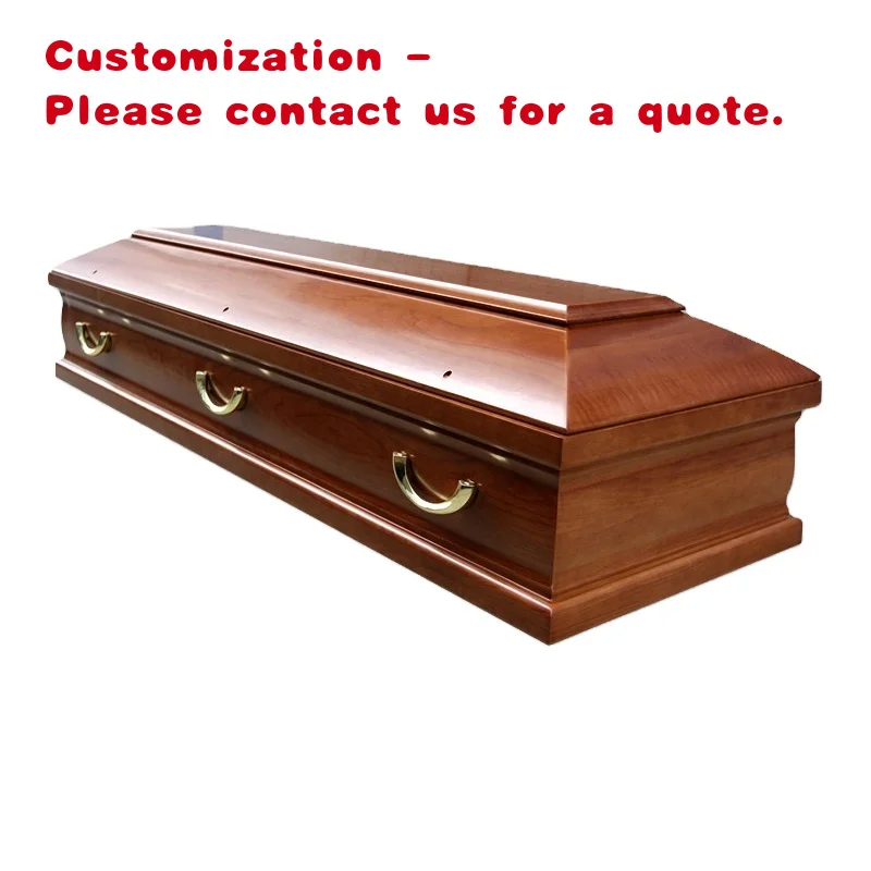 

custom.E666 German Style Wooded Coffin Paulownia Sarg