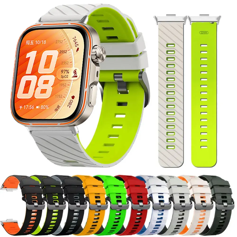 Sportarmband für Huawei Fit 4/5pro Fit3 Band Silikonarmband für Huawei Watch Fit4 Fit3 Fit5 Armband Austauschbares Armband