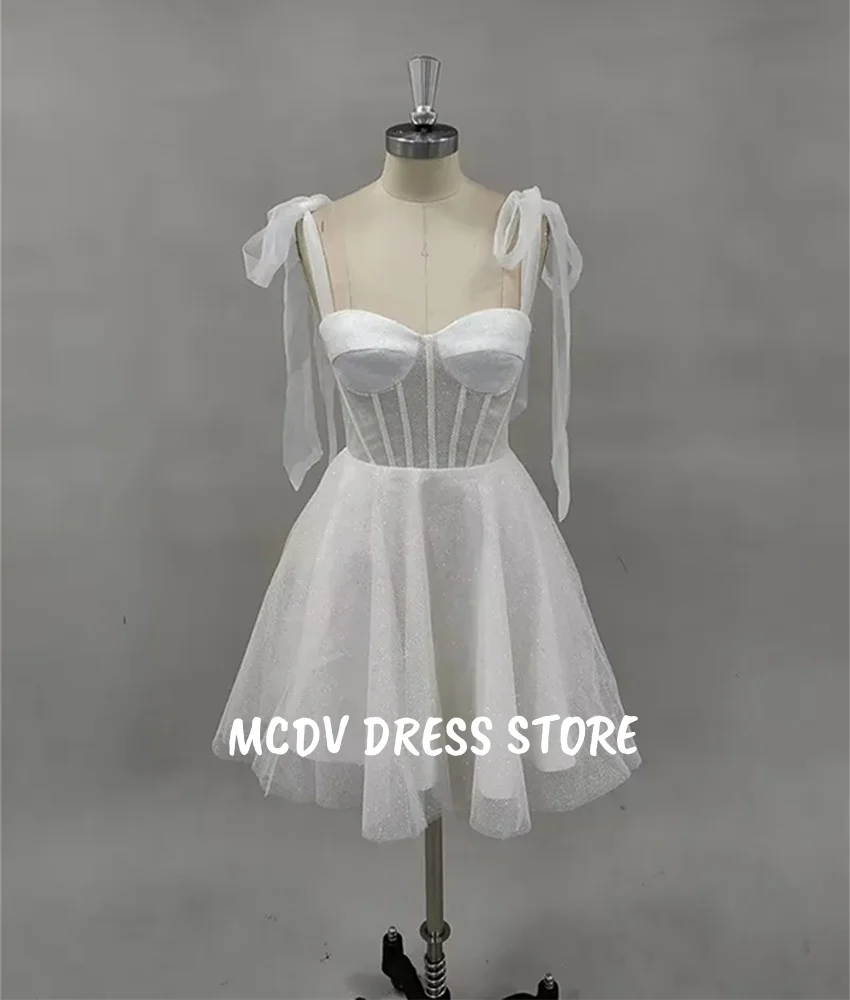 Maßgeschneiderte sexy Organza-A-Linie-Spaghettiträger, Kristall, Hochzeit, Party, hochwertig, herzförmig, ärmellos