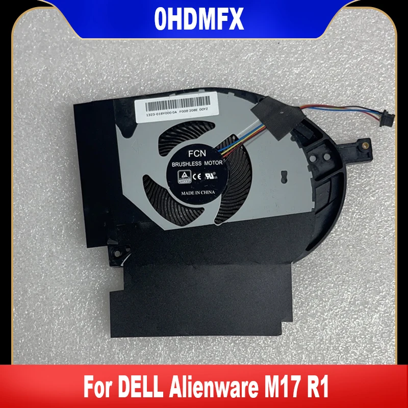 0HDMFX New Original For DELL Alienware M17 R1 Laptop Cooling Fan Cooler Fan HDMFX CN-0HDMFX High Quality