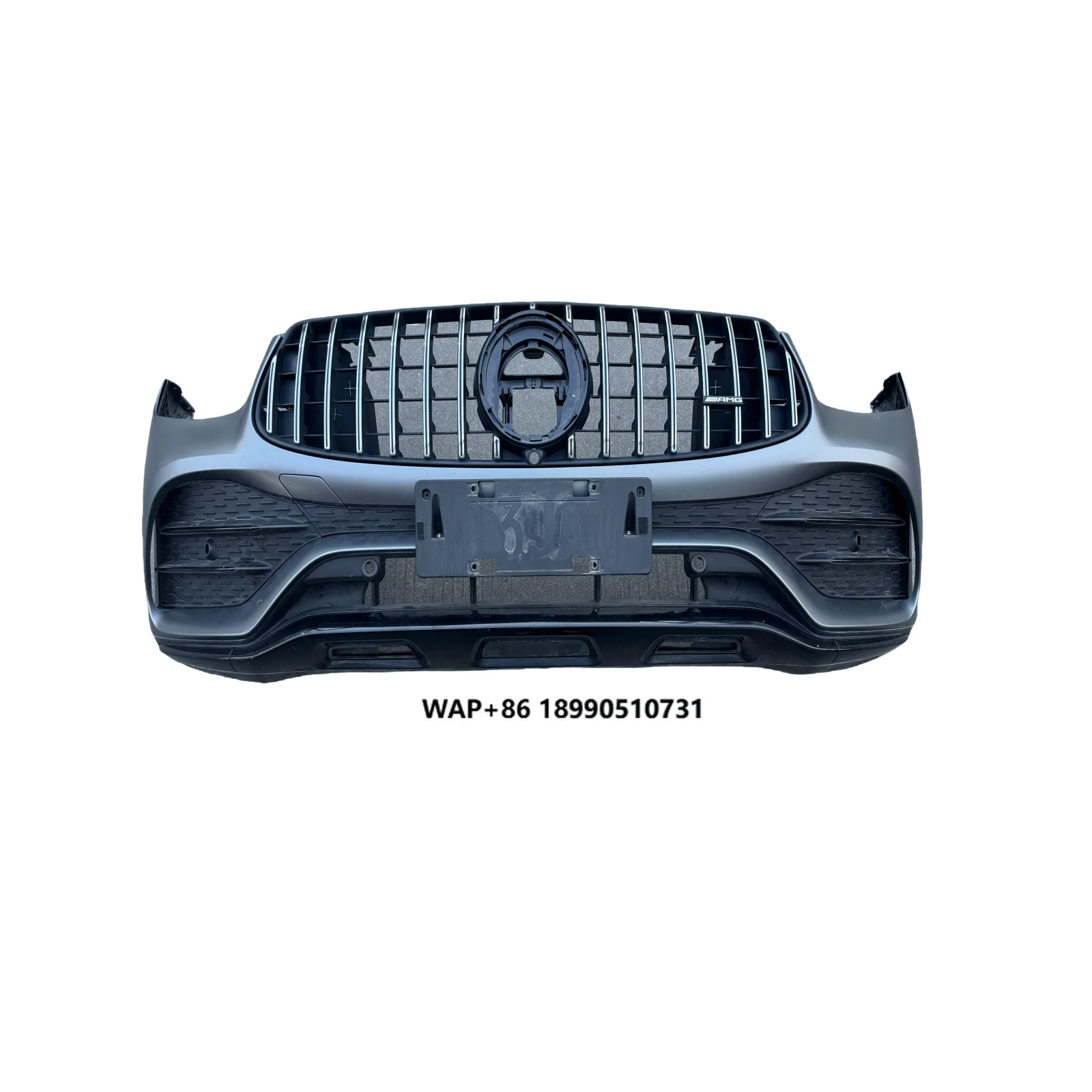 

The new high quality GLC W253 sports bumper surrounds the AMG center grid intake grille waterfall center grid