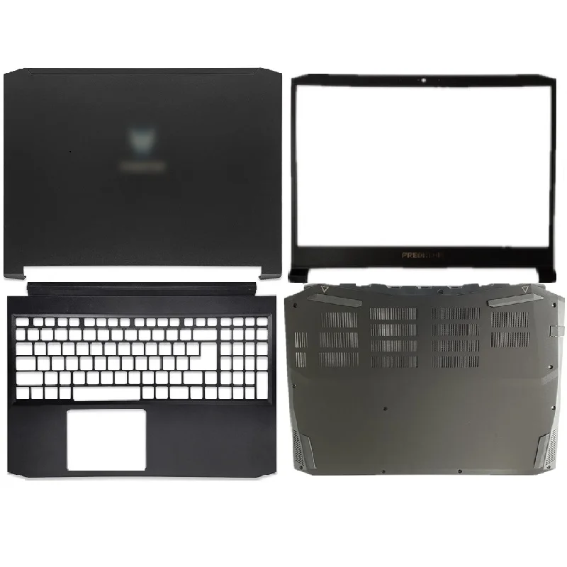 Imagem -01 - Laptop Lcd Capa Traseira Moldura Frontal Apoio para as Mãos Caixa Inferior para Acer Nitro An71551 An715-54ew N18c3 Capa de Computador Portátil Novo laptop lcd capa traseira moldura frontal apoio para as maos caixa inferior para acer nitro an71551 an715 54ew n18c3 capa de computador portatil novo 01