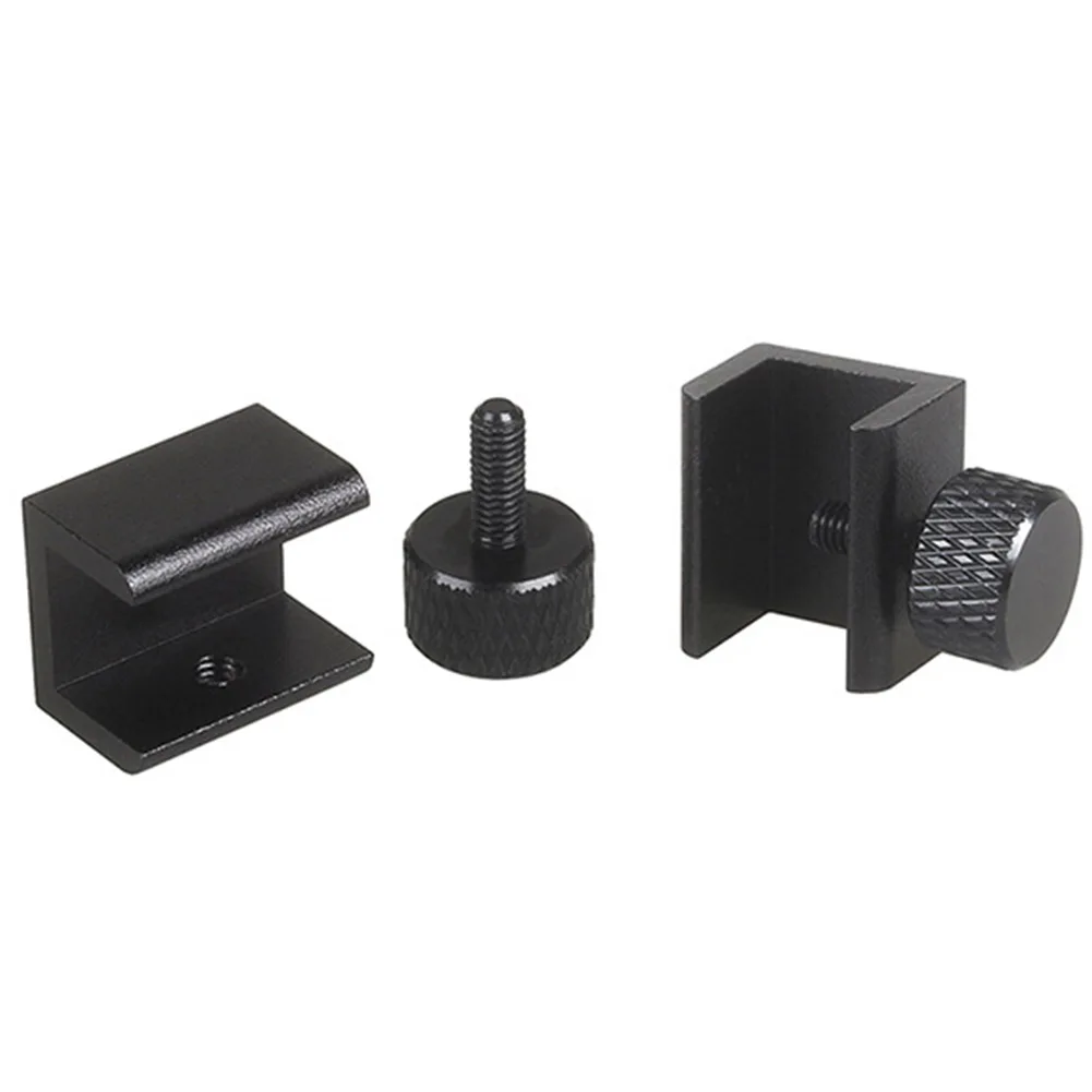 4 Stück Aluminium verstellbarer Bettclip 3 Heizbett klemme für Bau plattform 3d-Drucker Hotbed Build Plattform halter