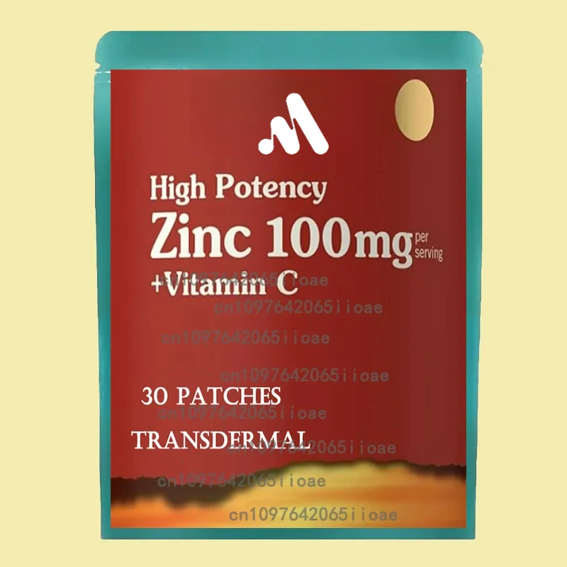 

Цинк с витамином С, пробирными пластырями, трасными минералами и пробиотиками, 30 пластырей