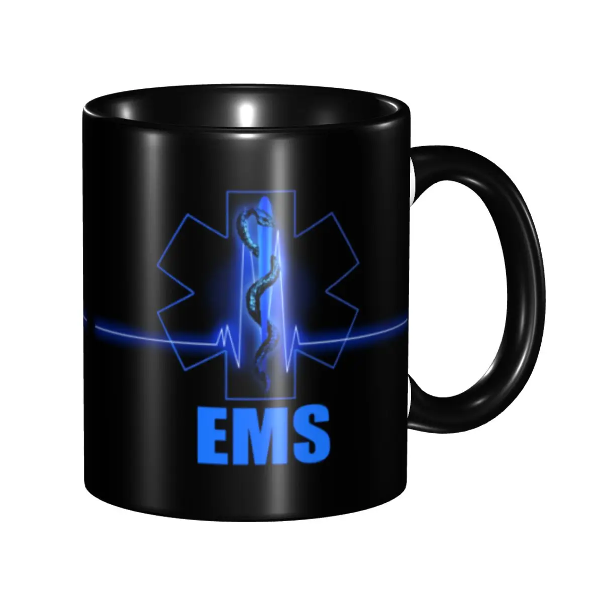 

Emt Star Of Life Mug Custom Paramedic Doctor Ambulance Coffee Ceramic Mug Creative Gift