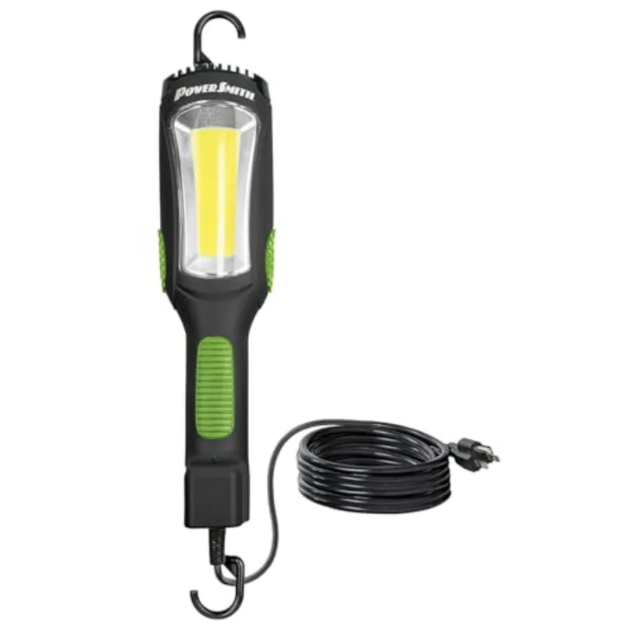

Work Light Drop Light 3000 Lumen 25 ft. 16/3 SJTOW Oil-Resistant Power Cord, 12 Amp Power Outlet, Neodymium Magnet PDL3025