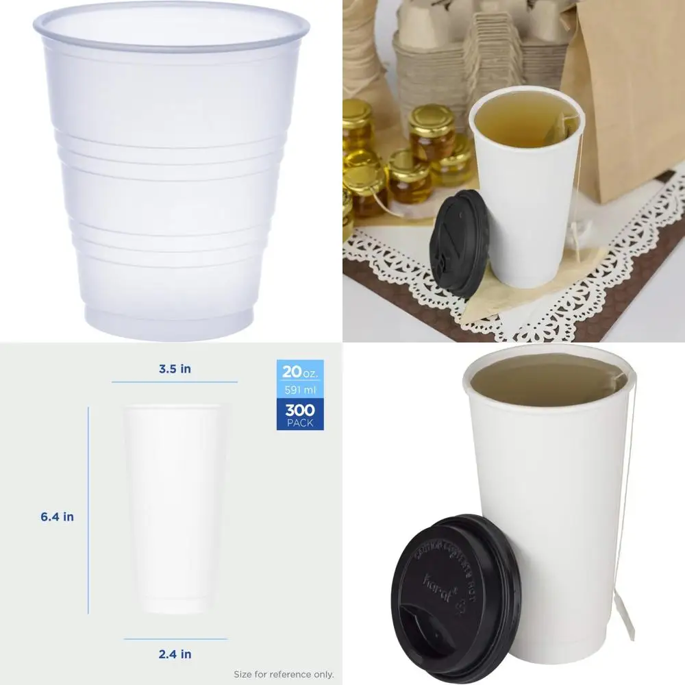 

Ребристые одноразовые стаканчики с узорами, вместимость 5 унций, упаковка 25 шт., идеально подходят для вечеринок и общественного питания.