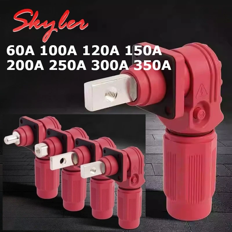 60A 100/120A 150/200A 250A 300A Single Core Power Storage Termianl Block Wall Mounted Power Output 350A Energy Storage Connector