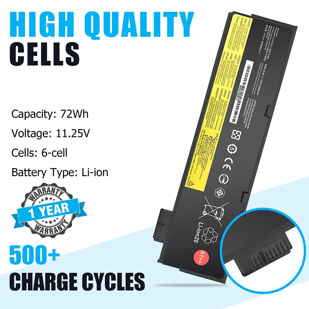 01AV427 01AV423 61 ++ بطارية متوافقة لينوفو ثينك باد T470 T480 P51S T570 T580 A485 A475 سلسلة 01AV425 01AV422 01AV492