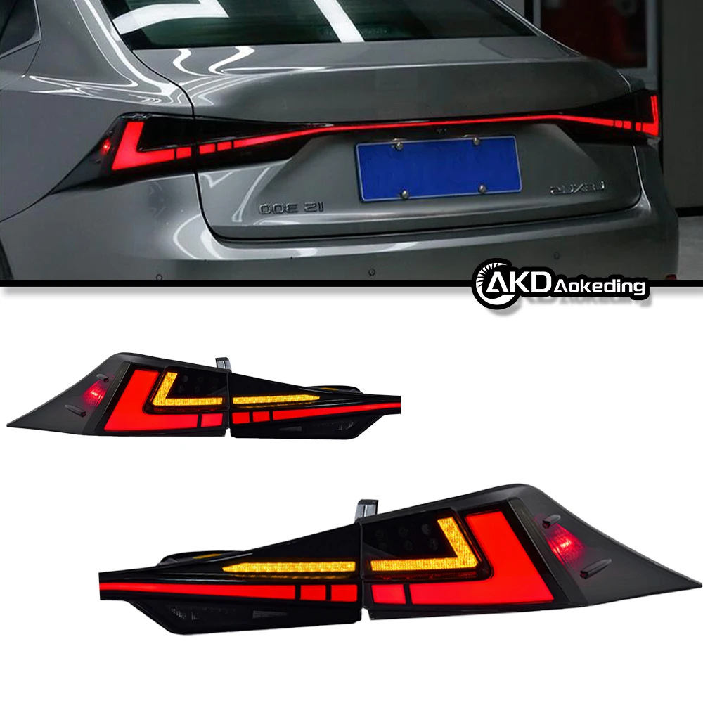 Auto Parts For Lexus IS Taillight 2013-2022 Is250 IS300 latest Styling LED DRL Brake reversing light Car Accesorios Modified