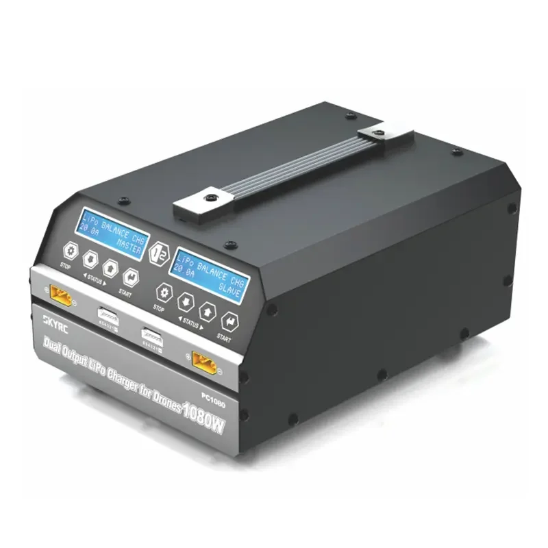 

SKYRC PC1080 Dual Channel 1080W Lithium Battery Charger 20A 540W*2 Accessories